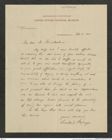 Nachlass Franz Steindachner, Brief von Leonhard Steineger an Franz Steindachner (13.02.1905), Inv.Nr. 511.01, Seite 1